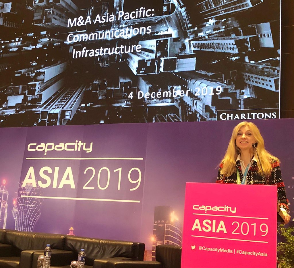 周怡菁女士在2019年亚洲产能（Capacity Asia）会议上就亚太并购发言：电信和数字基础设施的机遇&空间